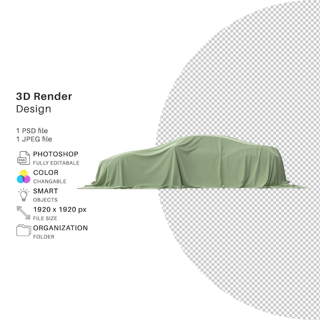 Realistic Car Body Cover