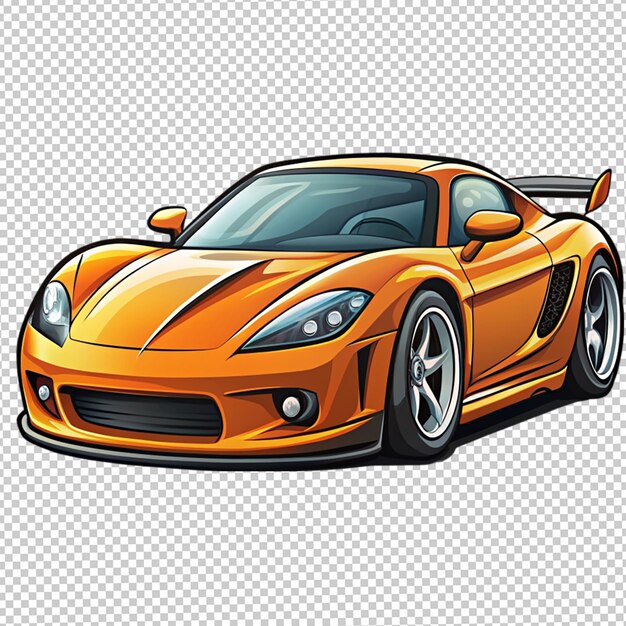 PSD realistic car vehicle vector illustration concept