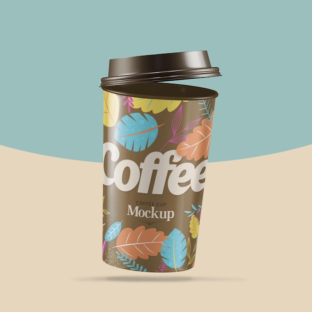 realistic coffee cup mockup