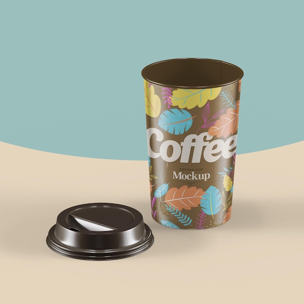 realistic coffee cup mockup