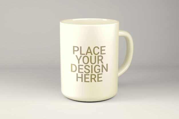 Realistic Coffee Mug Cup Minimal Mockup Design