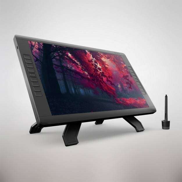 Realistic digital tablet presentation