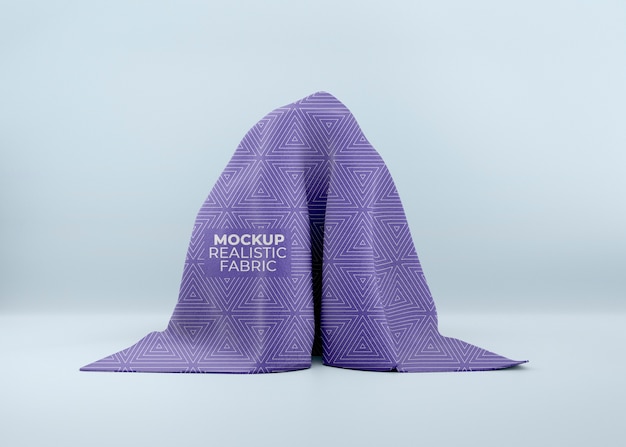 Realistic fabric mock-up design