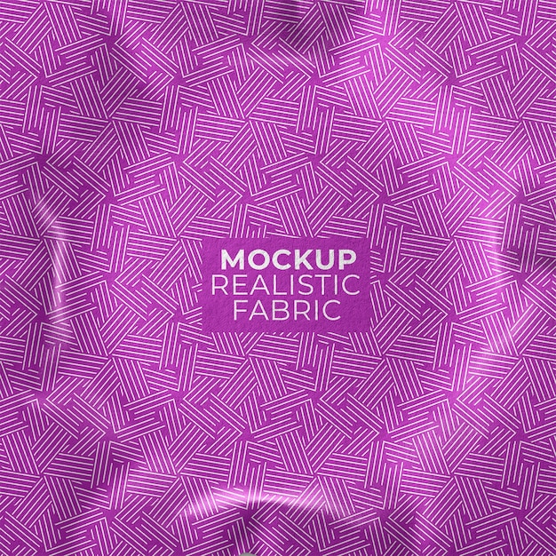 Realistic fabric mock-up design