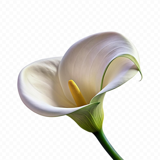 PSD realistic high quality beautiful flower on transparent background