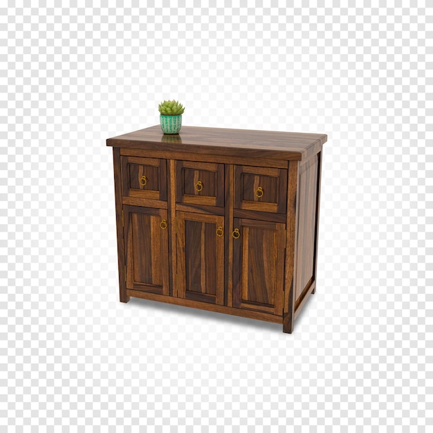 Realistic home desk 3D Rendering