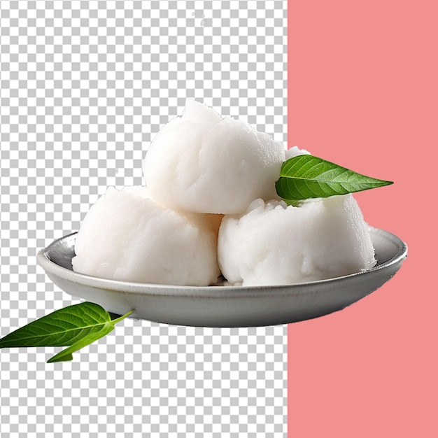 Realistic Idli on transparent background