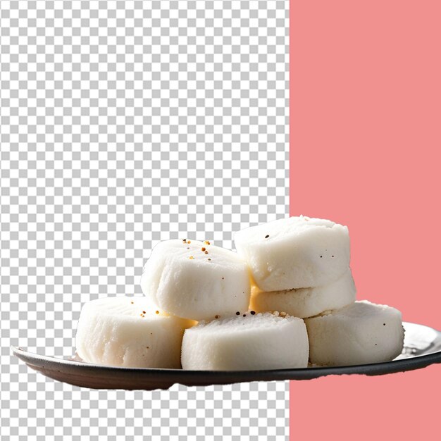 Realistic Idli on transparent background