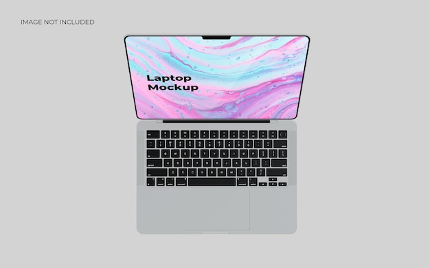 Realistic Laptop Mockup