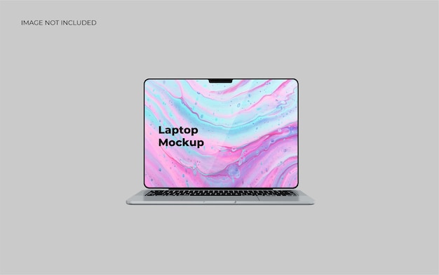 Realistic Laptop Mockup