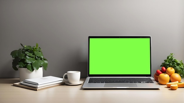 Realistic Laptop Screen Mockup Design Editable PSD File Download