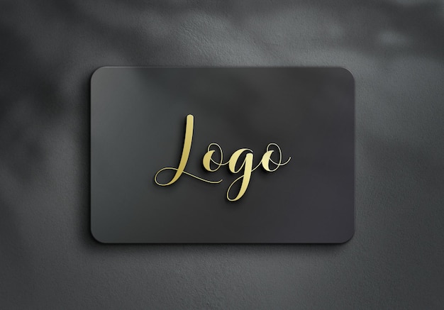 Realistic Logo Mockup