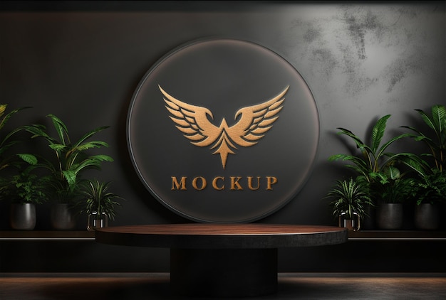 Realistic Logo Mockup