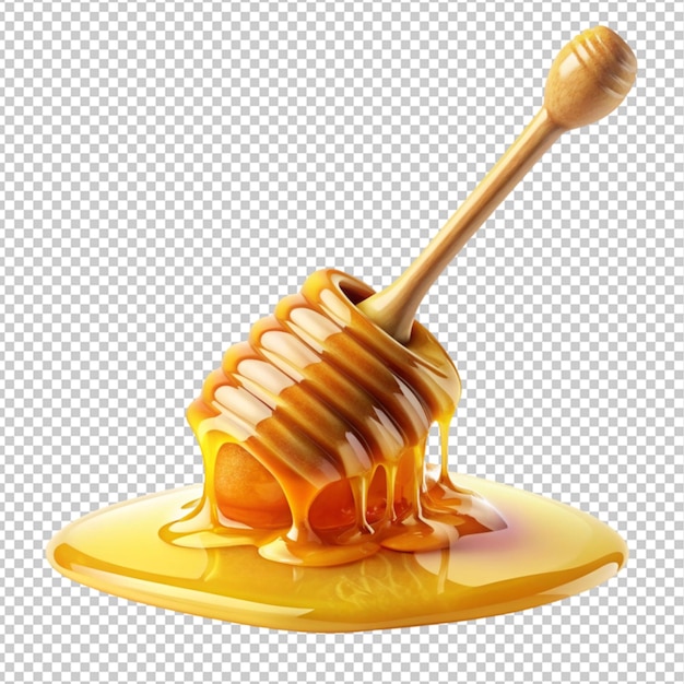 realistic melted honey