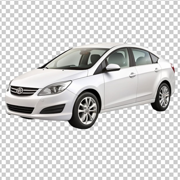 PSD realistic modern car isolated on background 3d rendering illustration