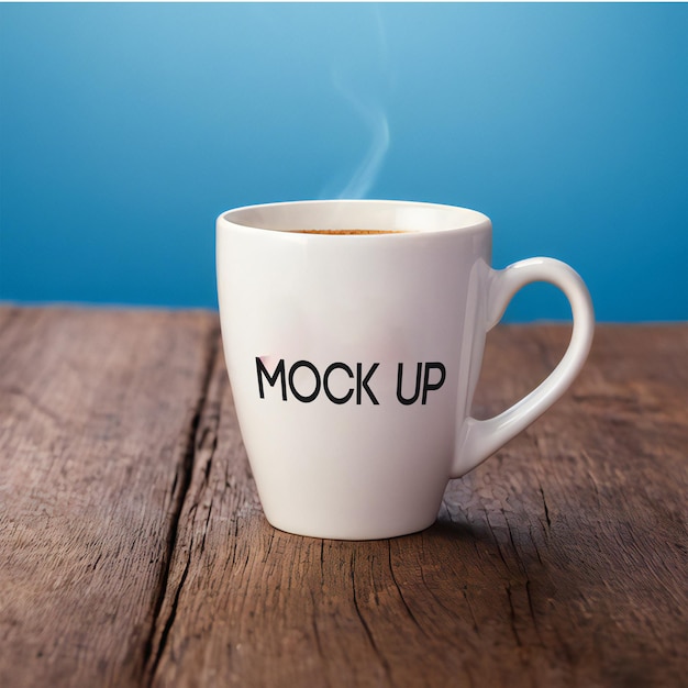 Realistic mug mockup template PSD