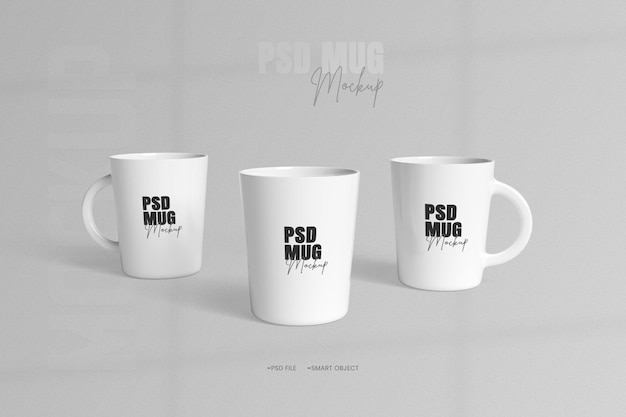 PSD realistic mug psd mockup