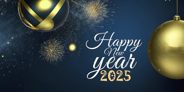 PSD realistic new year background design