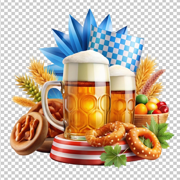 realistic Oktoberfest Transparent Background