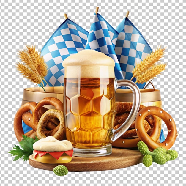 realistic Oktoberfest Transparent Background