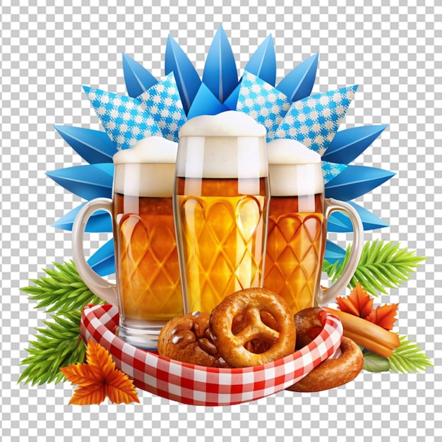 realistic Oktoberfest Transparent Background