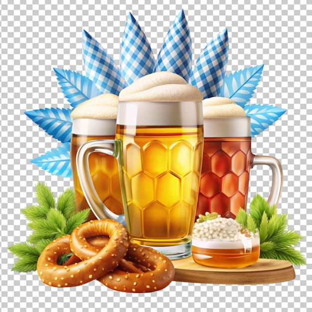 realistic Oktoberfest Transparent Background