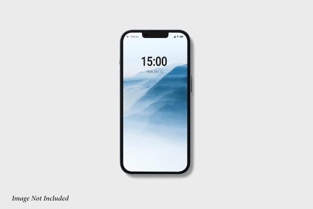 Realistic phone mockup Premium Psd