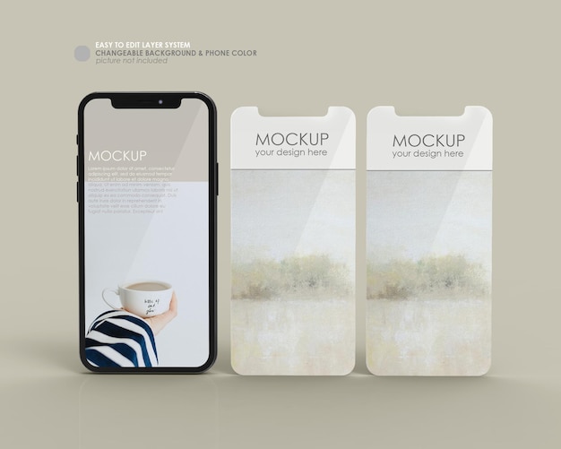 REALISTIC PHONE SCREEN MOCKUP