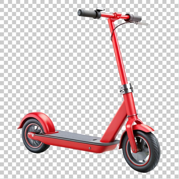 PSD realistic a scooter isolated on transparent background