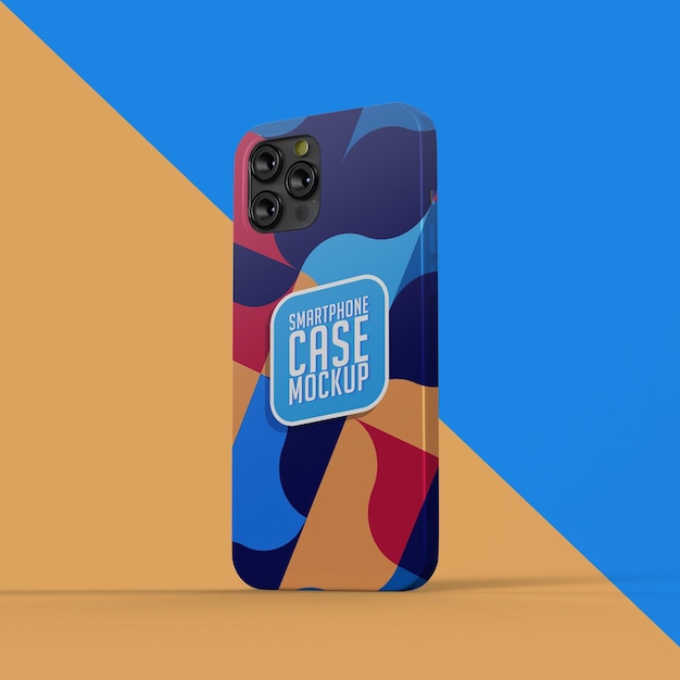 Realistic Smartphone Case Mockup