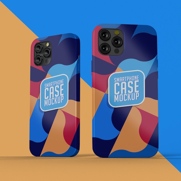 Realistic Smartphone Case Mockup