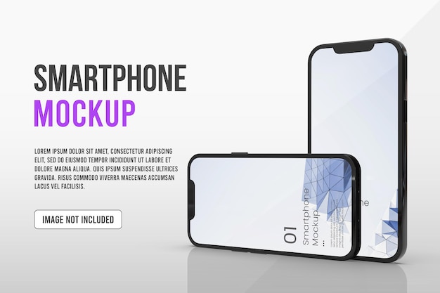 Realistic smartphone mockup 