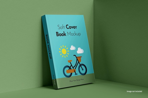 Realistic Softcover PSD Book Mockup