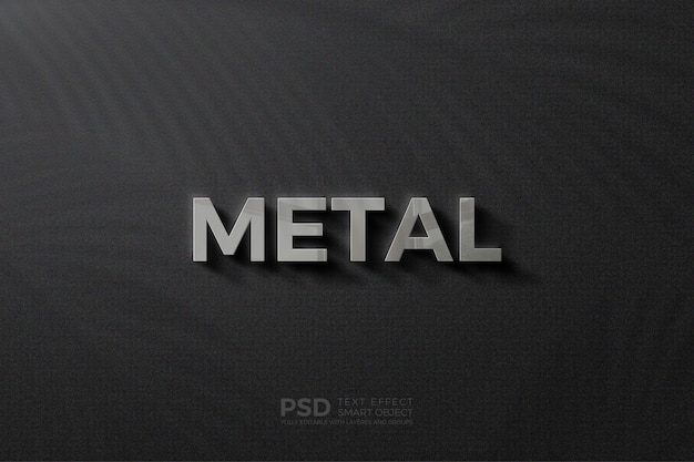 PSD realistic text effects emerge on the black sand