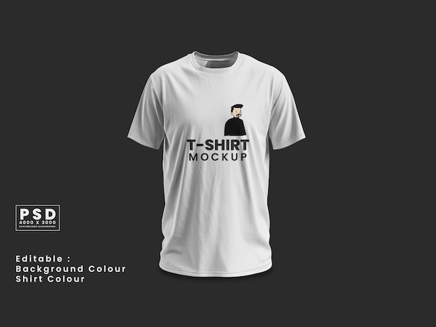 Realistic TShirt Mockup From Front View