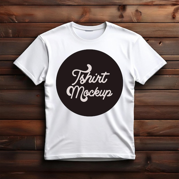 Realistic tshirt mockup