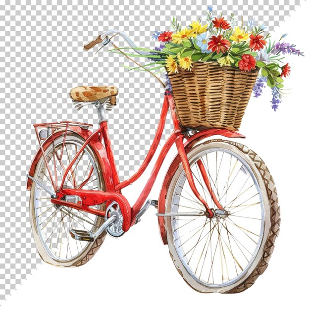 Realistic World bicycle day world car free dayon isolated on transparent png background