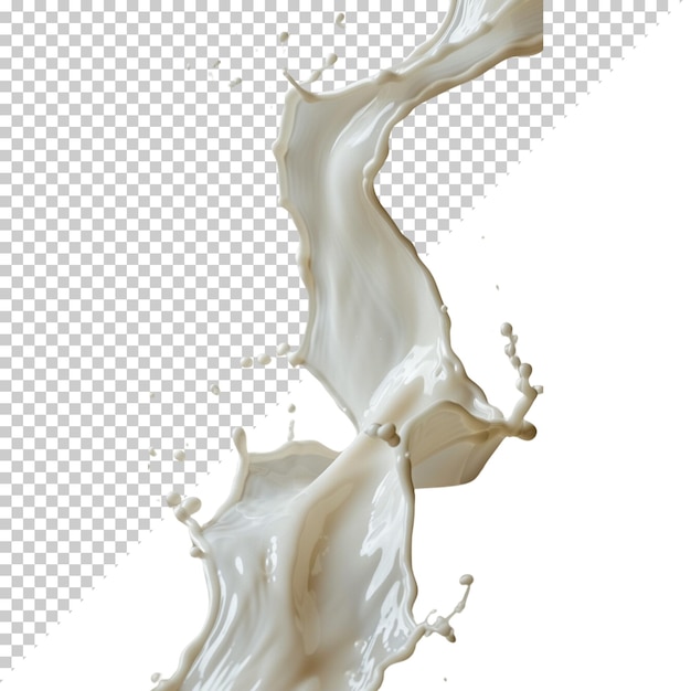 Realistic world milk day Milk splash milk bottle milk product isolated on transparent background