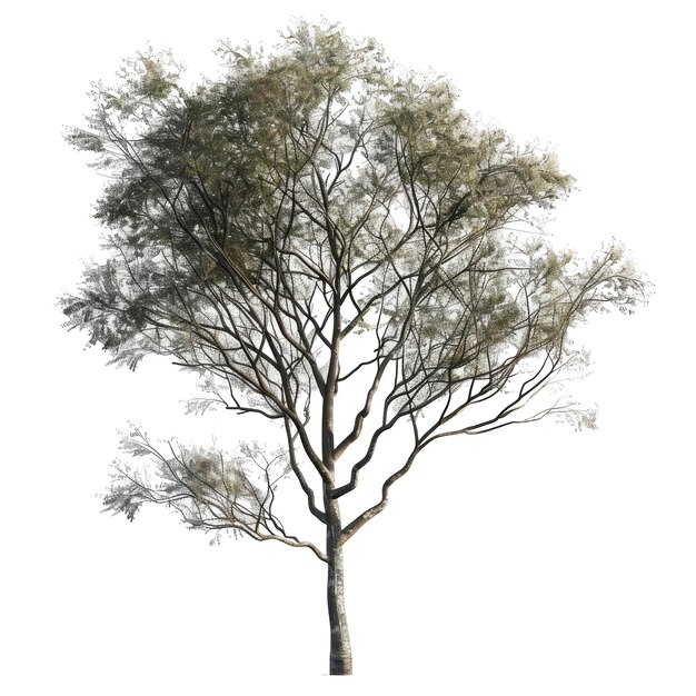 PSD realstic cutout tree png transparent background