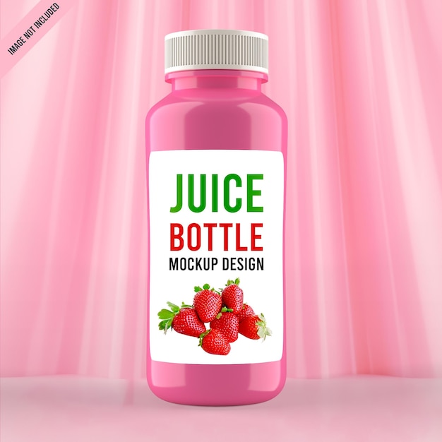 Realstick Juice Bottle Mockup