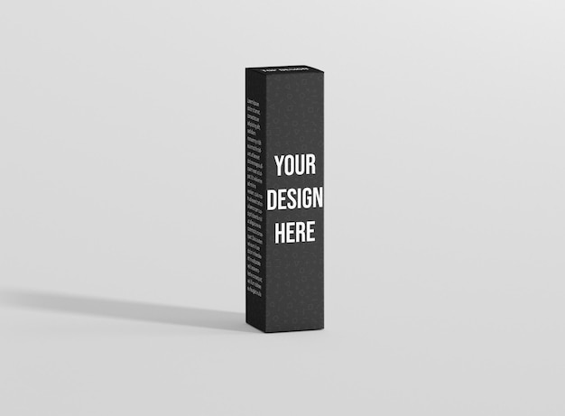 Rectangle slim box mockup