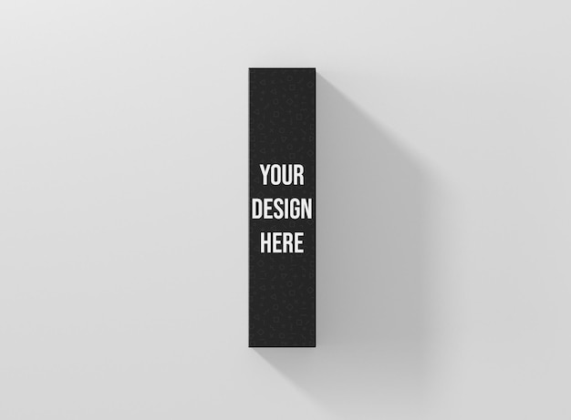 Rectangle slim box mockup