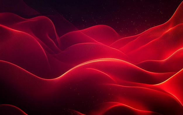 Red abstract background with a dark gradient and blurred shapes Abstract red texture in the style