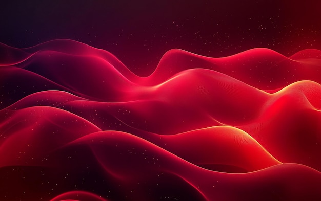 Red abstract background with a dark gradient and blurred shapes Abstract red texture in the style