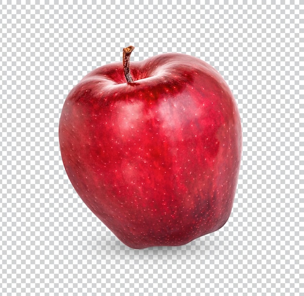 Red apple with isolated Premium PSD