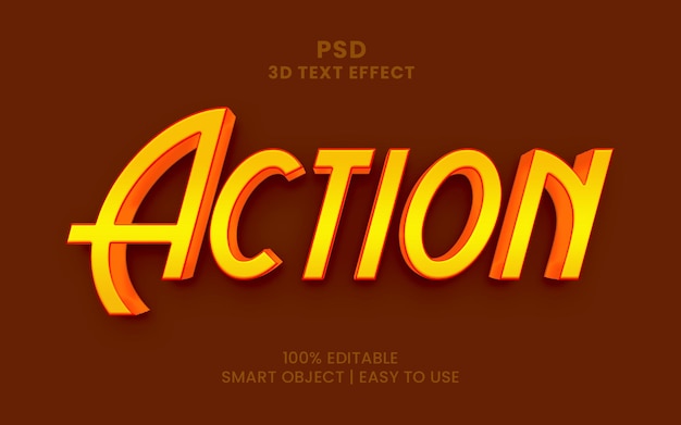 A red background with the word action on it