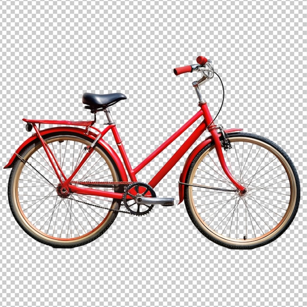 red bicycle