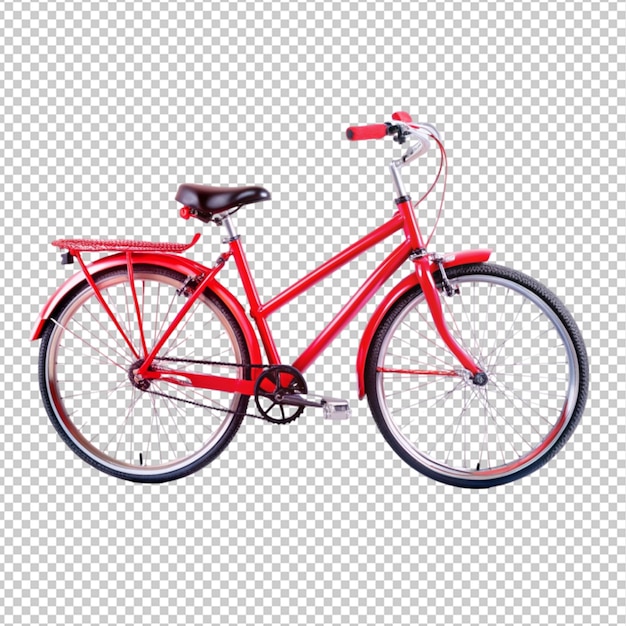 red bicycle