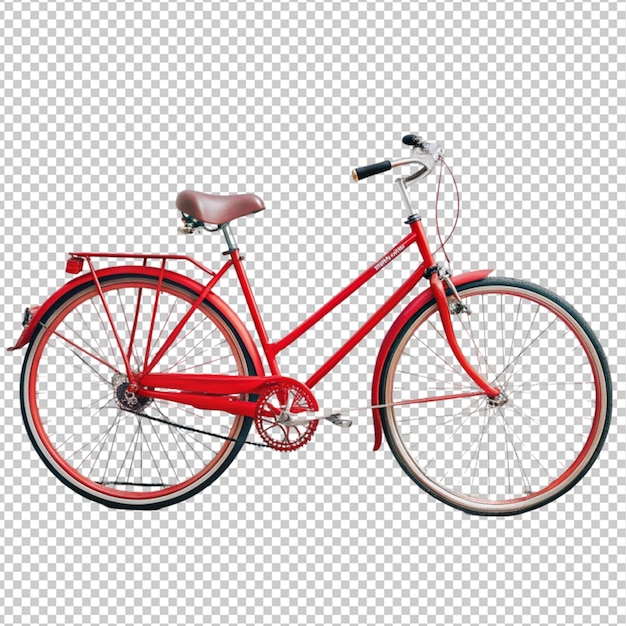 red bicycle