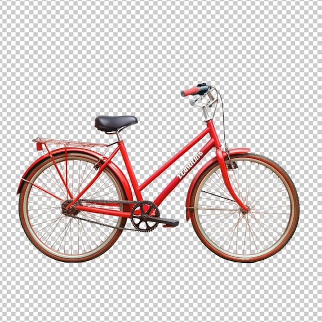 red bicycle